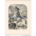TOWER OF MAURIFOLET, FRANCE, BOOK ILLUSTRATION,...