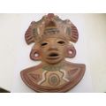 Vintage - Mayan - Mexico - Terracotta - Mask/Wa...