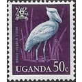 Uganda QEII 1965 Birds 50c Whale Headed Stork M...