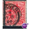 GB stamps 1902-10 KEV11 - 1d SG219 Dover 1