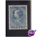 NETHERLANDS 1951 OFFICIAL 20C BLUE F/U SGJ30