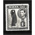 MALTA 1938 SG 226 1s BLACK U/M MINT#1