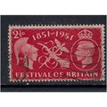 GB 1951 KGV1 2 1/2d Scarlet Festival Britain SG...