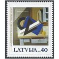 Latvia Mi 603: 'Still Life with Triangle' (Roma...