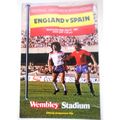England v Spain FA international Football Progr...