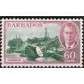 Barbados 1950 60c Green & Claret Careenage Moun...