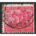 India 1971 Refugee Relief 5p Red SG651 FU