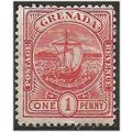 Grenada 1906 SG78 1d Carmine Mounted Mint . .. .