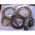 Copper foil and solder, for stained glass work etc