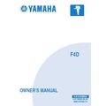 YAMAHA F4D OWNERS MANUAL 2004 OUTBOARD MOTOR 68...