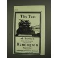 1903 Remington Typewriter Ad - The Test