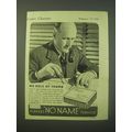 1940 Player's No Name Tobacco Ad - No rule of t...