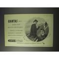1959 Qantas Airline Ad - Flies You Round the World