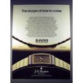 1985 Rado Diastar Anatorn Watch Ad - Shape of Time