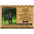 Labrador Retriever Engraved Wood Picture Frame ...