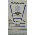 1976 programme Widnes v. Leeds