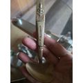 Vintage Star Of Siam Buddah Bronze Spoon