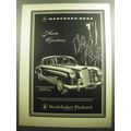 1958 Studebaker-Packard Mercedes-Benz 220S Sedan Ad - Haute Couture