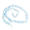 8-10mm Blue Agate Beads Rough Cut Polished Natu...