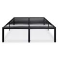 King 18-inch High Rise Heavy Duty Black Metal P...