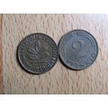 1959f 2 Pfennig Germany Coin