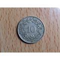 Switzerland 1952 10 Rappen Coin