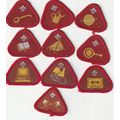 Scout Badges - 10 x Cub Proficiency 1967/03 - 9...