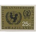Swaziland QEII 1972 25c 25th Anniversary Unicef...