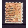 CANADA 1922 SG 246 1c CHROME YELLOW FINE USED#5