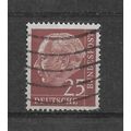 WestGermany.SG1112 25pf Pres. Heuss (Purple).Fi...