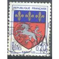 France stamps 1966 - 20c Saint-Lo, Arms - used 2