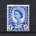 Wales - 1958-67 - 4d Ultramarine (sgW2) Mint Hi...