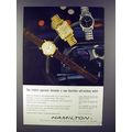 1956 Hamilton K-406, K-405, Accumatic Watch Ad!