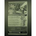 1980 Arrow ET-50 Electric Staple Gun Ad - Do-it...