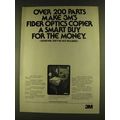1980 3M Fiber Optics Copier Ad - Over 200 Parts