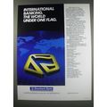1991 Standard Bank Ad - International banking. The world under one flag