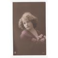 Young Girl Portrait Postcard 2515a