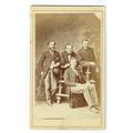 Victorian cdv photo four men Bath photographer