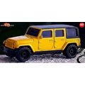 RARE KEYCHAIN YELLOW BLACK WHEEL JEEP WRANGLER ...
