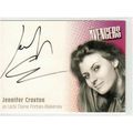 Avengers Series 2 Auto Card A4 Jennifer Croxton...