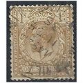 1924 SG429 1/- Bistre-Brown Wmk Block Cypher Fi...