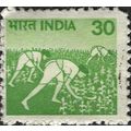 INDIA, Rice Harvest, green 1979, 30p, #3