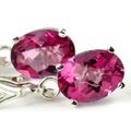 Pure Pink Topaz, 925 Sterling Silver Leverback ...