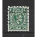 Jamaica.SG122a 1d King George VI (Blue-Green).F...