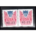 CVP33 23c Shield Very Fine MNH Pair PA5039