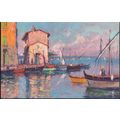 Martigues, France - Quais - Swiss art postcard ...