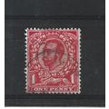 GB.SG341 1d Scarlet.Fine Used.Jun25i