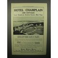 1908 Hotel Champlain Ad - Most Magnificent