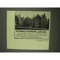 1908 St. Mary's School Ad - Garden City NY
