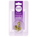 Picture Hanging Accessories : 4 x Brass 'D' Rin...